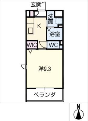 クオリア江戸橋(1K/4階)の間取り写真