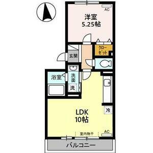 セリア141(1LDK/3階)の間取り写真