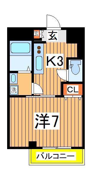 レアリゼ(1K/3階)の間取り写真