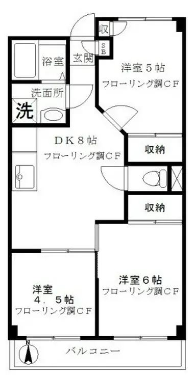 大竹ビル 2階階 間取り