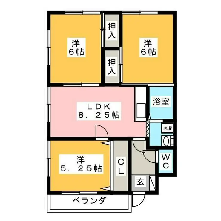 ヴィバシティ寿 1階階 間取り