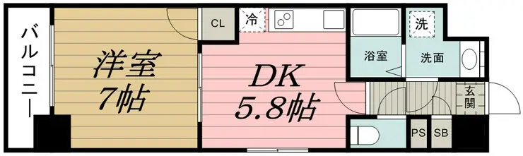 スカール千葉みなと 3階階 間取り