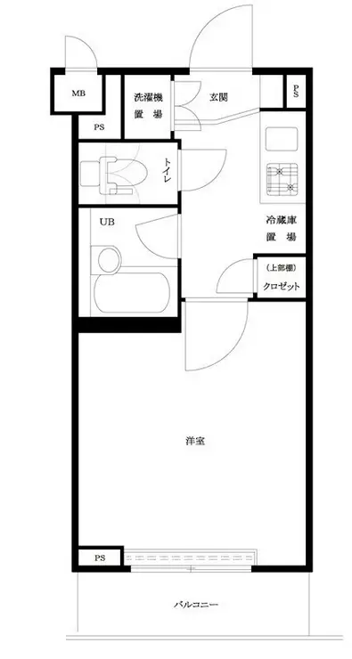 ルーブル大鳥居 2階階 間取り