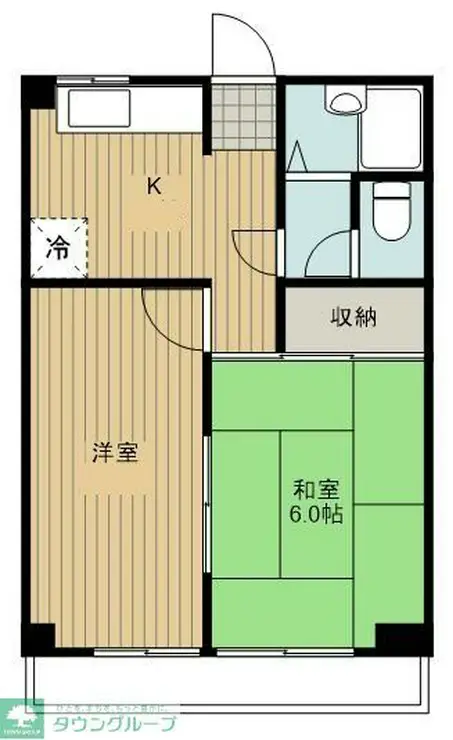 アメニティ瀬川 4階階 間取り