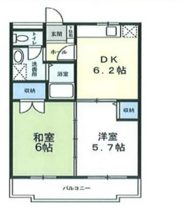ドルフ馬込 4階階 間取り