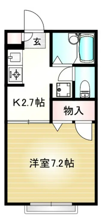 クレストール有馬 2階階 間取り