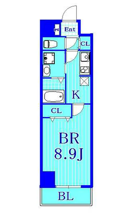 リヴィエールプラス 4階階 間取り