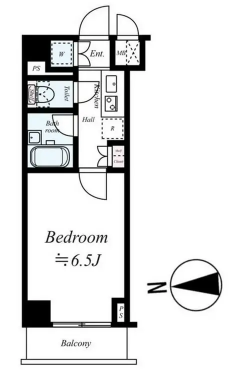 ルーブル東蒲田参番館 5階階 間取り