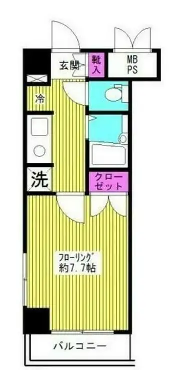 クレアシオン中野北 2階階 間取り