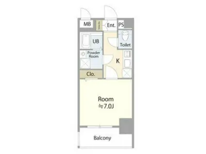 エスリード名古屋STATION ウエスト(1K/9階)の間取り写真