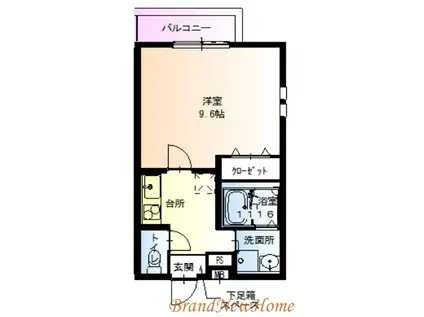 フジパレス堺鳳西I番館(1K/3階)の間取り写真