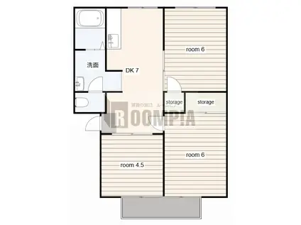 アマーレ(3DK/2階)の間取り写真