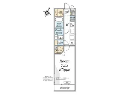 リブリ・さいたま市桜区中島3(1K/1階)の間取り写真