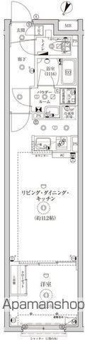 CREATIF池袋(1LDK/3階)の間取り写真