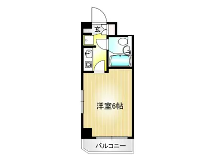 クリオたまプラーザ壱番館(1K/4階)の間取り写真