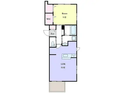 MAISON TOKIWA メゾントキワ(1LDK/3階)の間取り写真