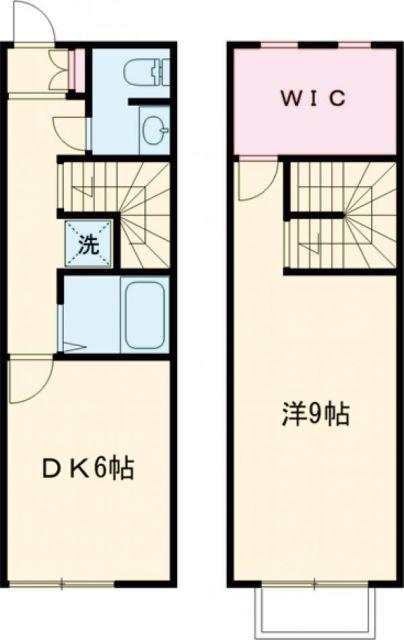 御井ヶ丘ヒルズ(1SLDK/1階)の間取り写真