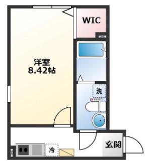アーバンステージ千石(1K/4階)の間取り写真