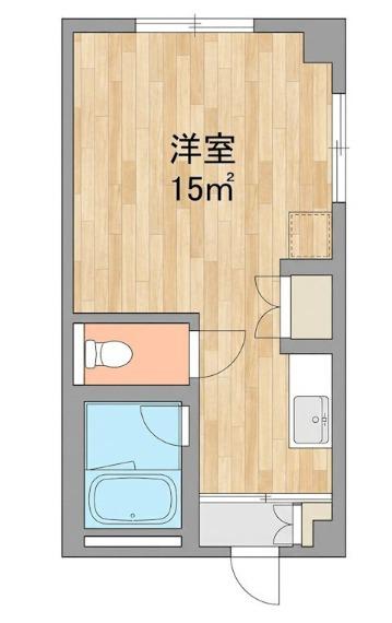 シャインロード所沢(ワンルーム/3階)の間取り写真