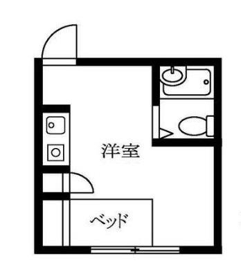 ウイング大崎(ワンルーム/1階)の間取り写真