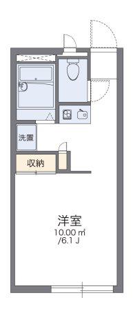 レオパレスサニーハイツ(ワンルーム/2階)の間取り写真