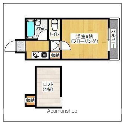 サンライズ樋井川(1K/1階)の間取り写真