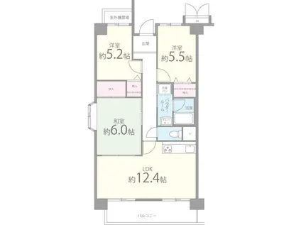 プレミール28(3LDK/2階)の間取り写真