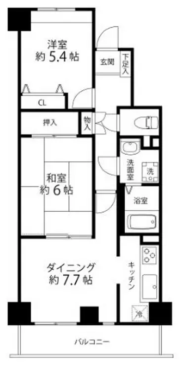 Jパレス桜台 4階階 間取り