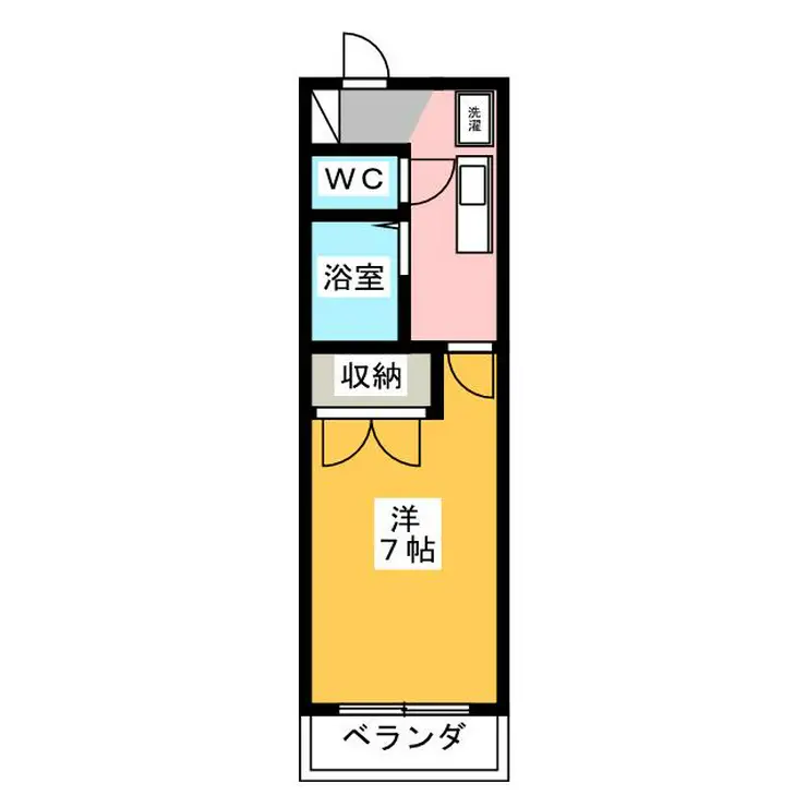 麻利パークシティ 1階階 間取り