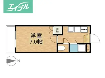 レジェンド寿(1K/3階)の間取り写真