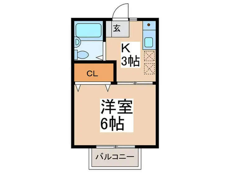 エステート長津田I 2階階 間取り