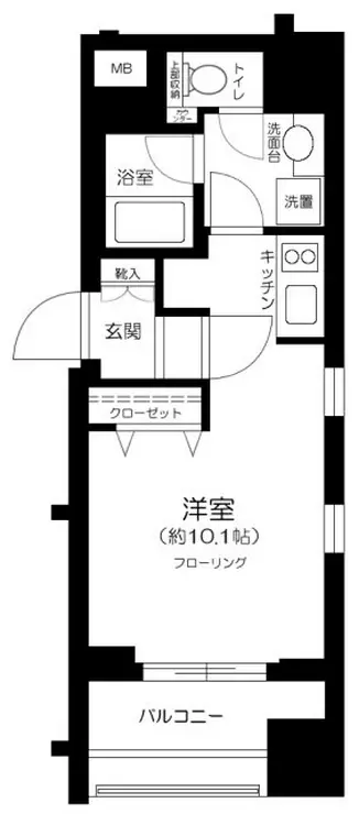 シティインデックス木場 6階階 間取り