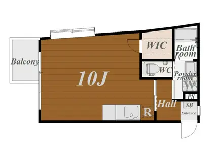 グラースコート (ワンルーム/4階)の間取り写真