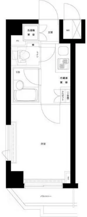 ルーブル錦糸町 4階階 間取り