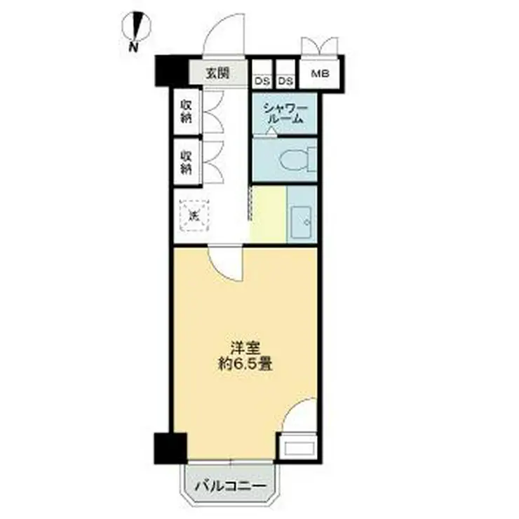 カルム赤坂 5階階 間取り