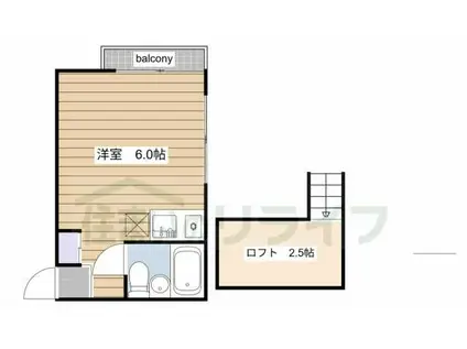 ベルハイムおぎくぼ(ワンルーム/1階)の間取り写真