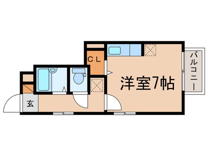 シャルマン目白(ワンルーム/1階)の間取り写真