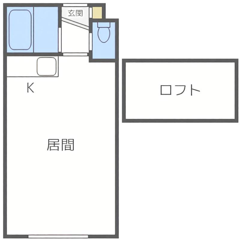 SOC189(1DK/4階)の間取り写真