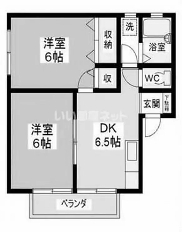 キャネックス・リナ 2階階 間取り