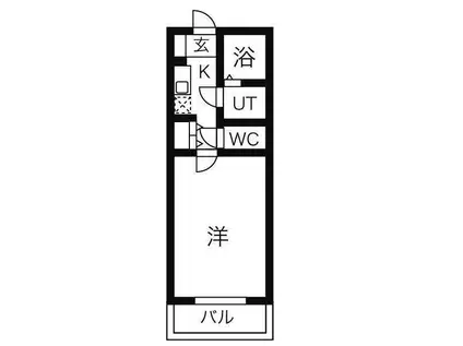SMILE ITO(1K/3階)の間取り写真