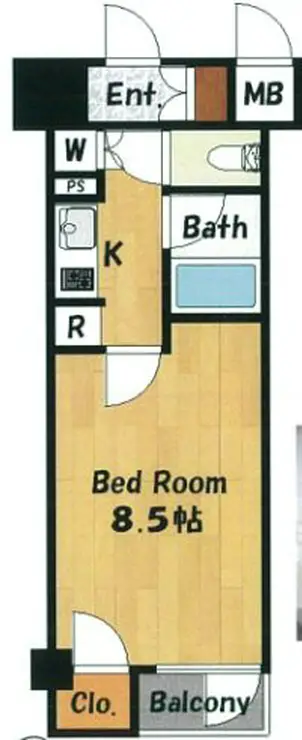 グラントゥルース東十条 1階階 間取り