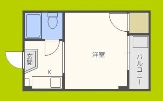 エスポワール深江(ワンルーム/4階)の間取り写真