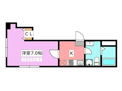 第一金井ビル(1K/3階)の間取り写真