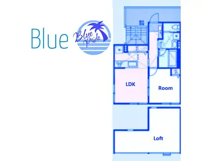 ベイルームテラス湘南台(1LDK/2階)の間取り写真