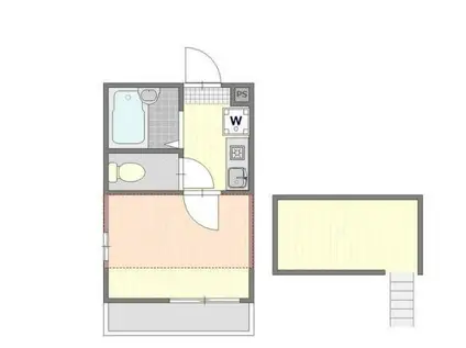 リブ亀戸(1K/3階)の間取り写真