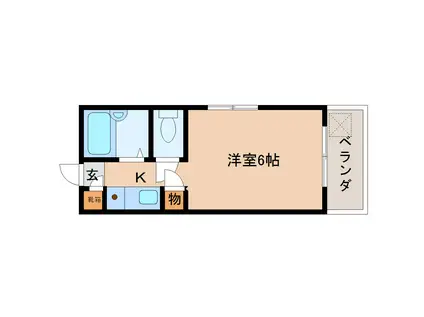 メゾン高円(1K/3階)の間取り写真