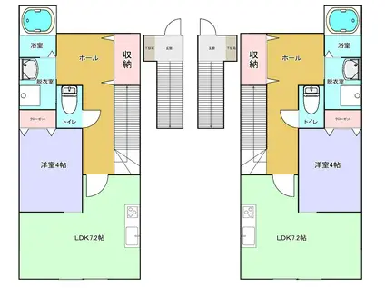 ヴィア菊池(1LDK/2階)の間取り写真