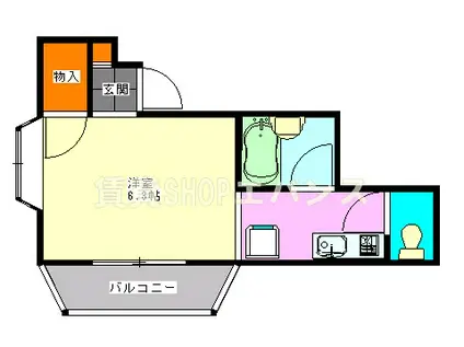 ピュアメゾンT&Y(1K/3階)の間取り写真