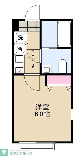 高石4丁目計画(1K/1階)の間取り写真