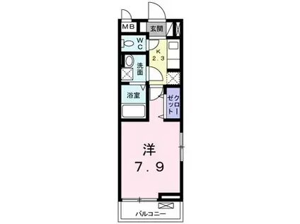 アドラブ-ル(1K/3階)の間取り写真